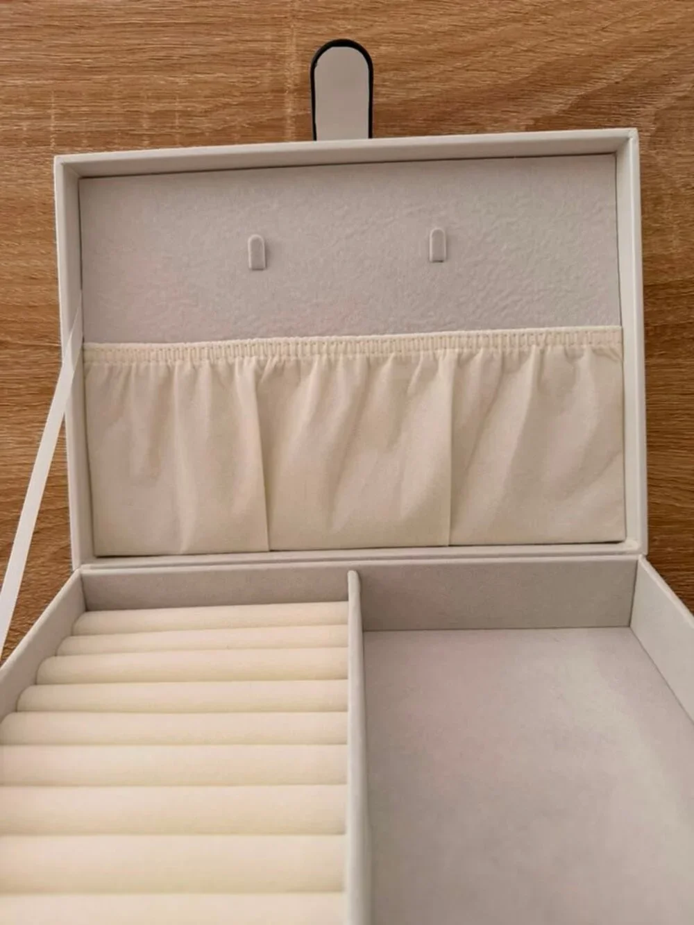 Radley London White Faux Leather Jewelry Travel Organizer Case